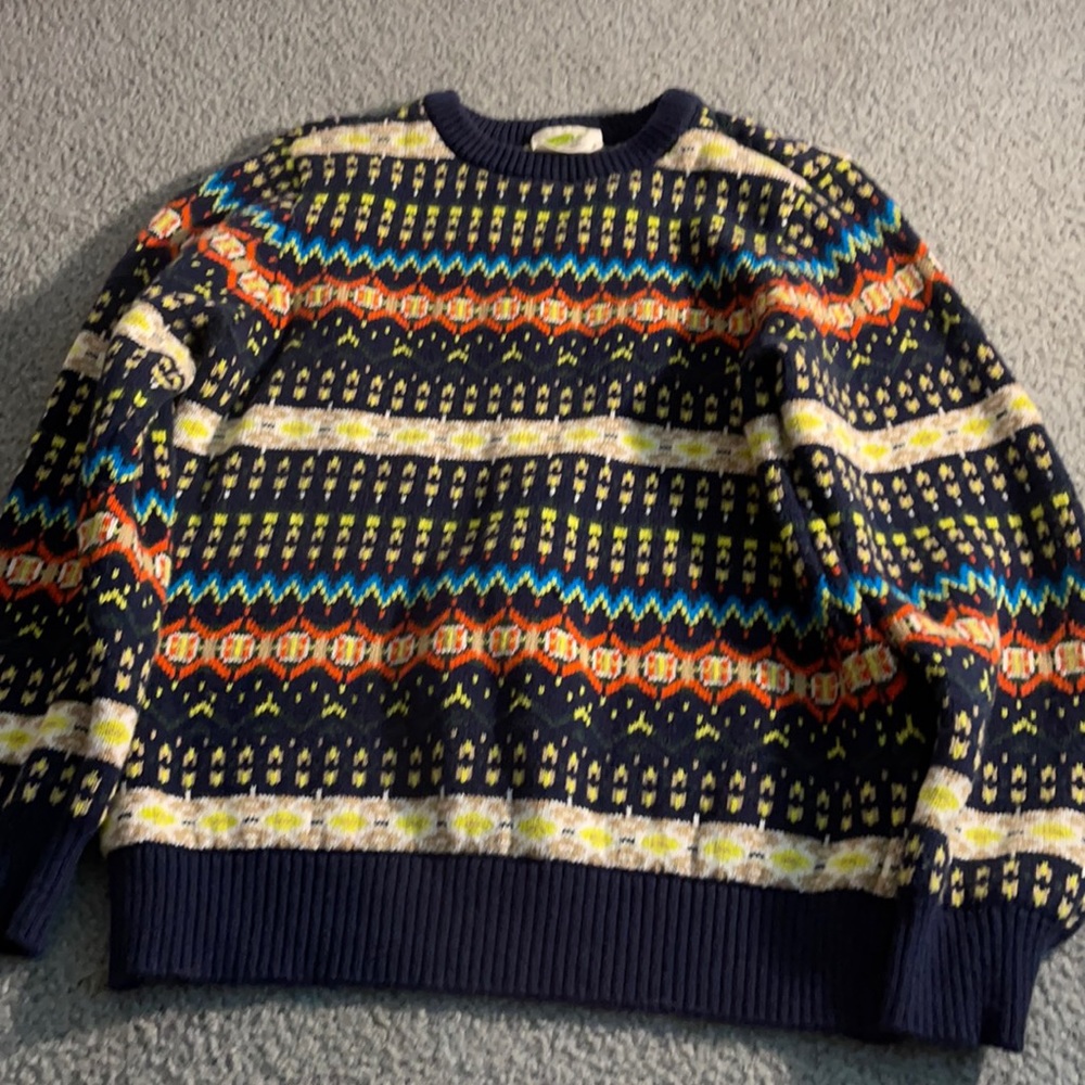 Crazy 8 patterned sweatshirt
